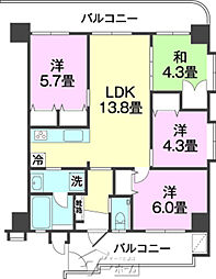 間取図画像 4LDK