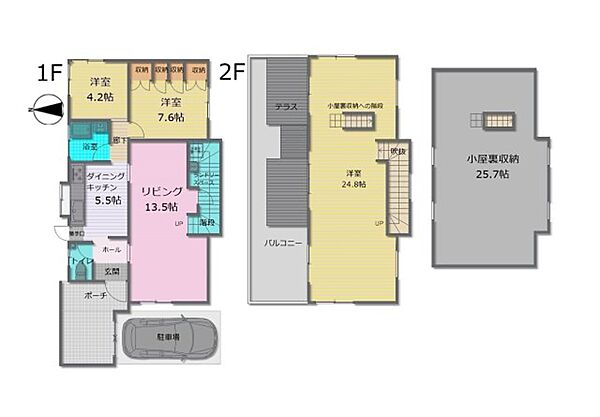 間取りを拡大表示