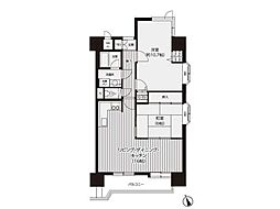ライオンズマンション紺屋町 2LDKの間取図画像