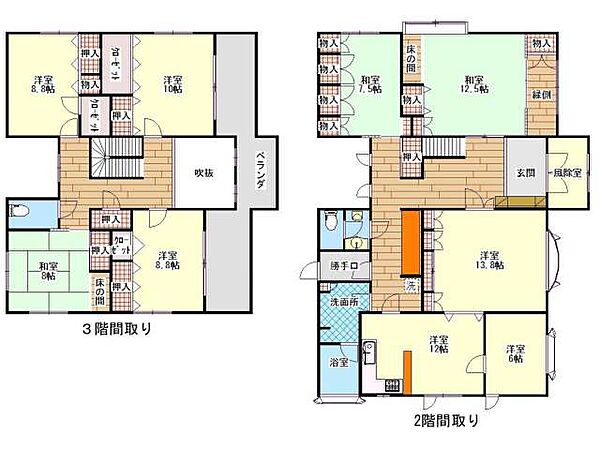 間取りを拡大表示