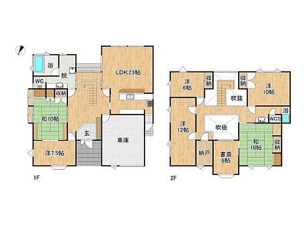 間取りを拡大表示