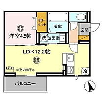 マルメンテ 201 ｜ 茨城県水戸市三の丸３丁目（賃貸アパート1LDK・2階・40.13㎡） その2