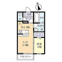 クレール 102 ｜ 茨城県水戸市河和田２丁目1710-10（賃貸アパート1LDK・1階・31.41㎡） その2