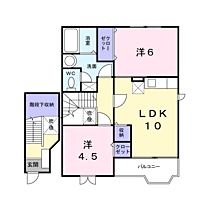 フジハイム 3-202 ｜ 茨城県水戸市河和田町（賃貸アパート2LDK・2階・58.12㎡） その2