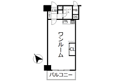 熱海サニーハイツ ワンルームの間取図画像