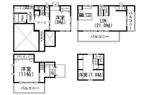 間取りを拡大表示