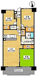 間取図画像 3LDK