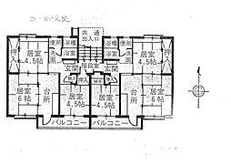 コーポ広見 3Kの間取図画像
