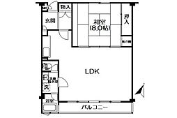 間取図画像 1LDK