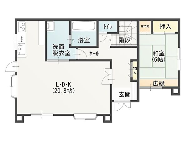 間取りを拡大表示