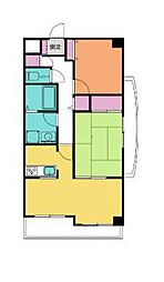 フォーシーズン1 2LDKの間取図画像