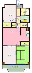 エンゼルハイム吉原 3LDKの間取図画像