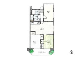 間取図画像 2SLDK