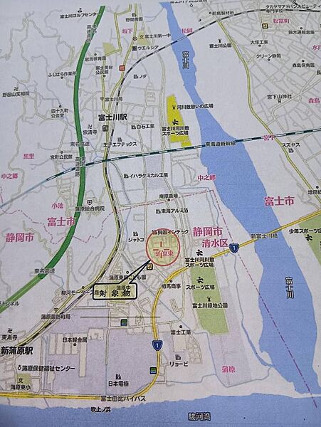 地図を拡大表示