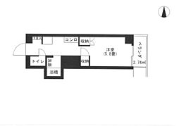 長岡アパートメントハウス2 1Kの間取図画像