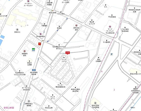 地図を拡大表示