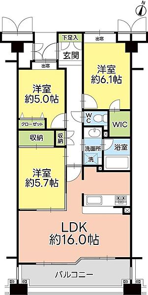 間取りを拡大表示
