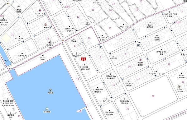 地図を拡大表示