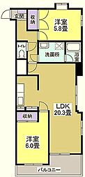 エムズアパートの間取図画像