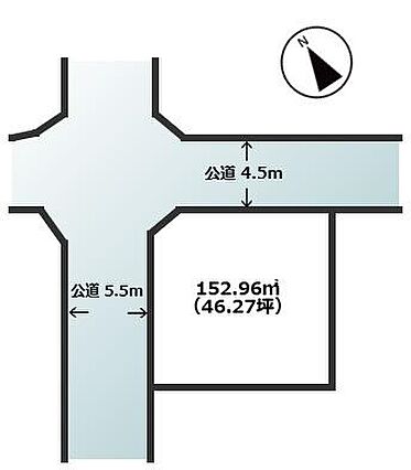 北西角地で通風...