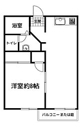 Y・Sウエスト 1LDKの間取図画像