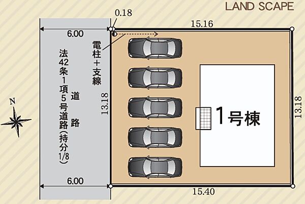 駐車場を拡大表示