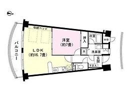 間取図画像 1LDK
