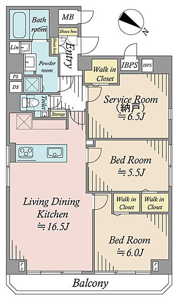 間取りを拡大表示