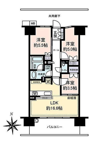 間取りを拡大表示