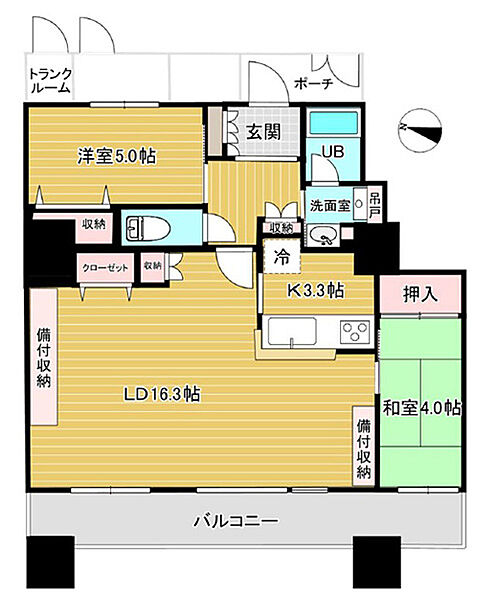 間取りを拡大表示
