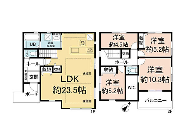 間取りを拡大表示