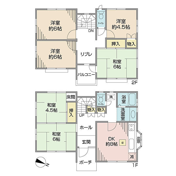 間取りを拡大表示