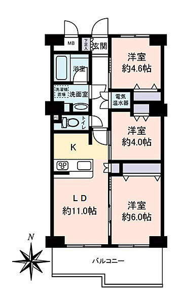 間取りを拡大表示