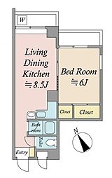 間取図画像 1LDK