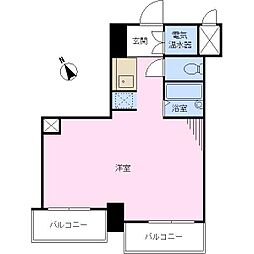 横山町ダイカンプラザ ワンルームの間取図画像