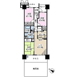 アイ・プレイス稲毛ファーストコート 3LDKの間取図画像