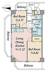 物件の間取り
