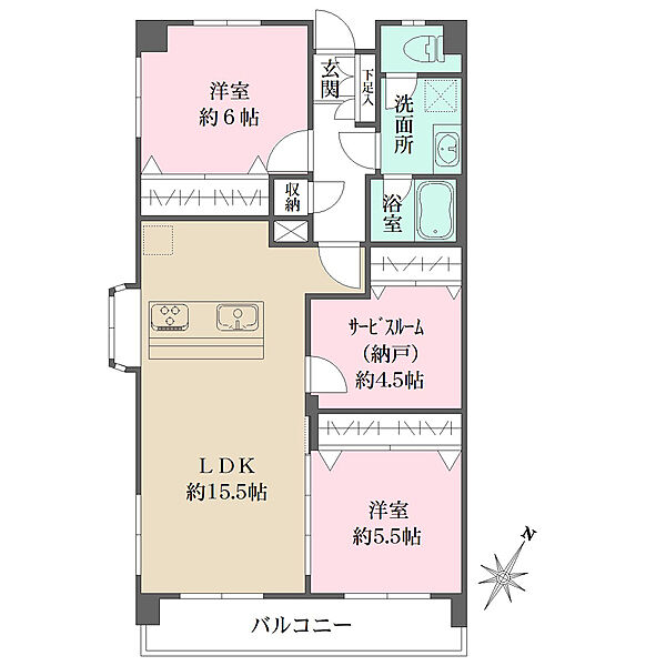 間取りを拡大表示