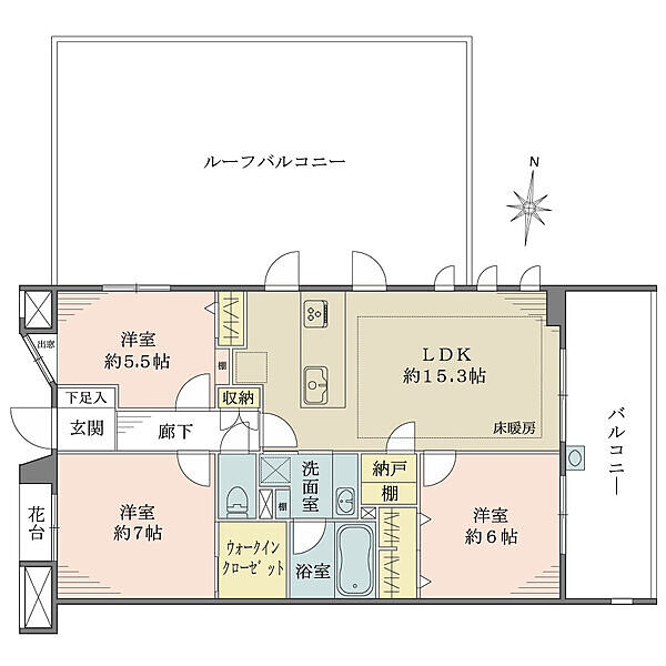 間取りを拡大表示