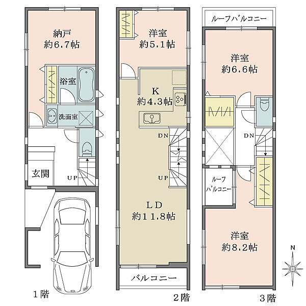 間取りを拡大表示