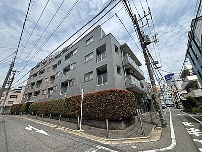 外観:戸越銀座商店街より1本入った閑静な住宅地に立地、戸越銀座駅より徒歩約2分 外観:戸越銀座商店街より1本入った閑静な住宅地に立地、戸越銀座駅より徒歩約2分