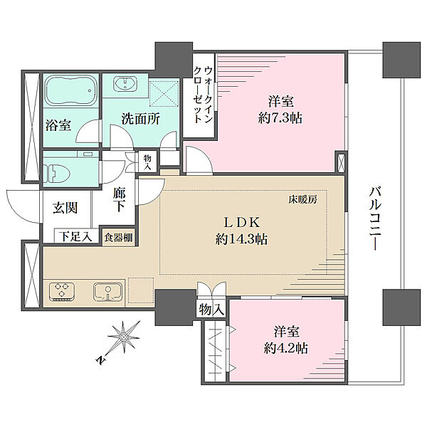間取りを拡大表示