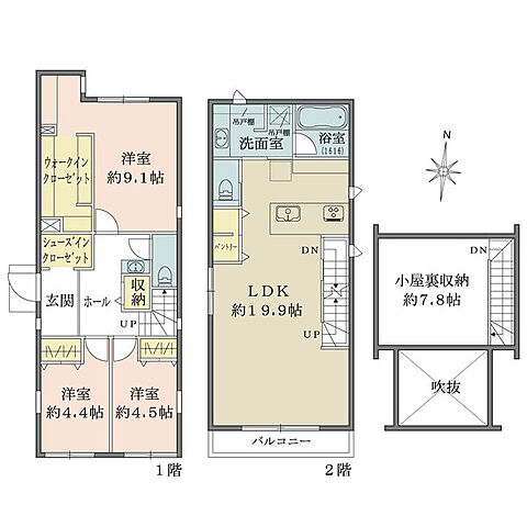 間取り 北区志茂3丁目