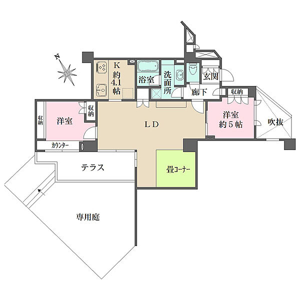 間取りを拡大表示