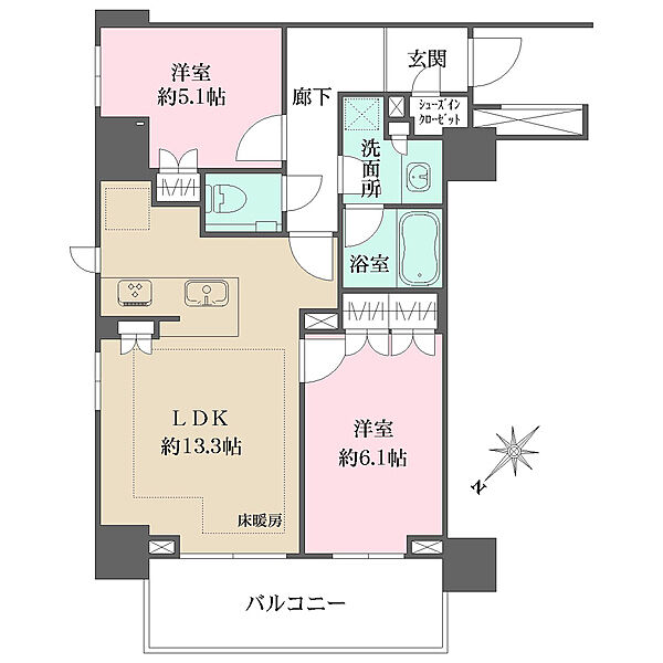 間取りを拡大表示