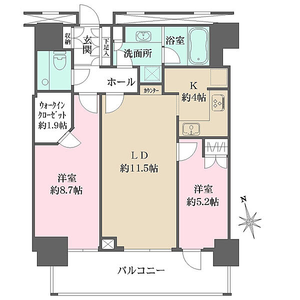 間取りを拡大表示