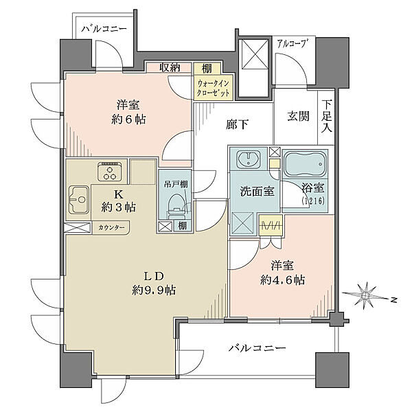 間取りを拡大表示