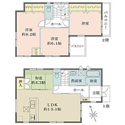 京阪本線 樟葉駅 バス15分 招提南町下車 徒歩6分