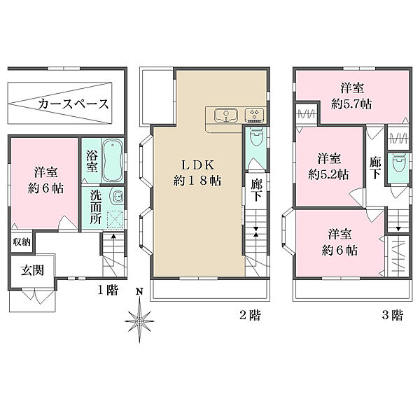 間取りを拡大表示