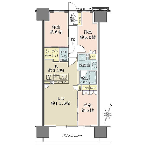 間取りを拡大表示
